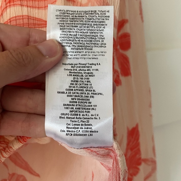 GUESS | Floral wrap blouse | size M - Picture 7 of 7